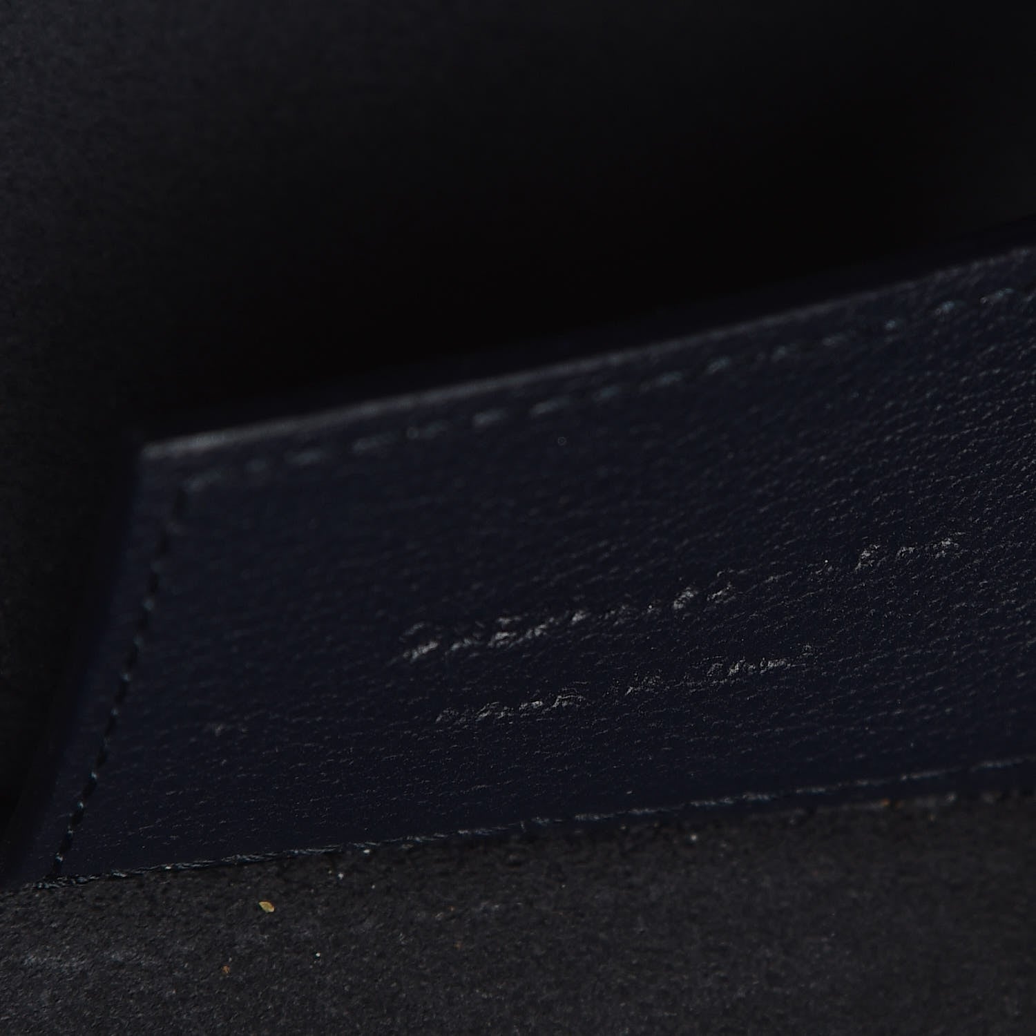 Saint Laurent Calfskin Large Shopping Tote Deep Marine 9 of 9