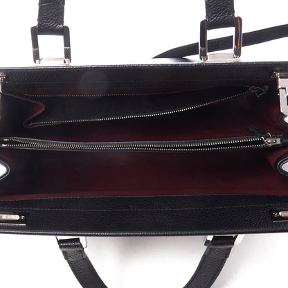 Gucci Grainy Calfskin Medium Zumi Top Handle Bag Black 4 of 8