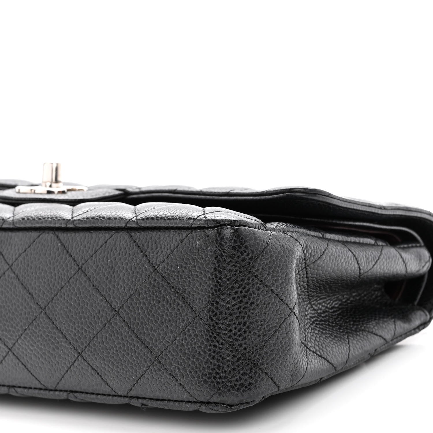 Chanel Caviar Quilted Medium Double Flap Black 10 of 10