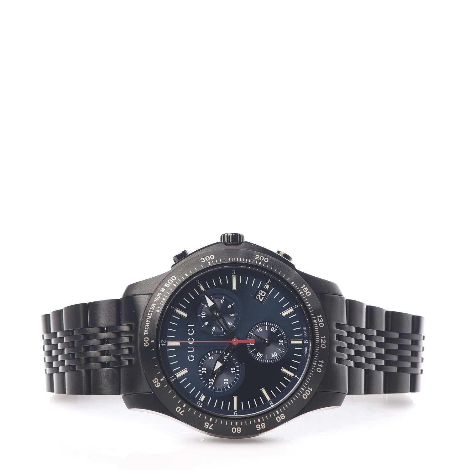 Gucci PVD Stainless Steel 44mm G-Timeless Chronograph Quartz Watch Blue 2 of 6