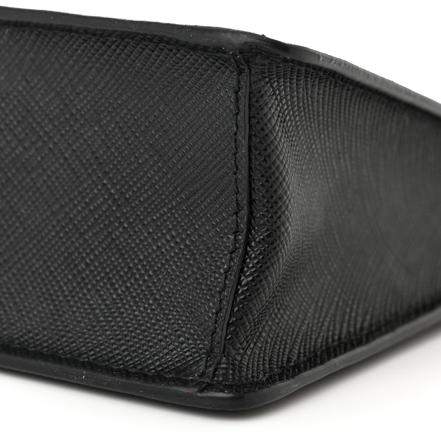 Saffiano Mini Shoulder Bag Black