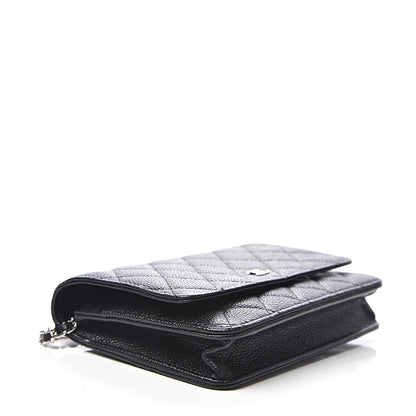 Chanel Caviar Quilted Wallet On Chain WOC Black 3 of 11
