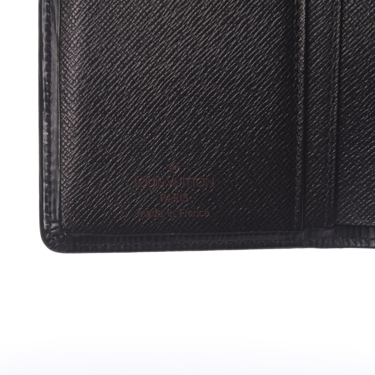 Louis Vuitton Epi French Purse Wallet Black 6 of 6