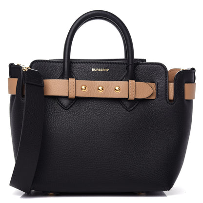 Burberry Soft Grain Calfskin Small Belt Bag Black 1 of 10
