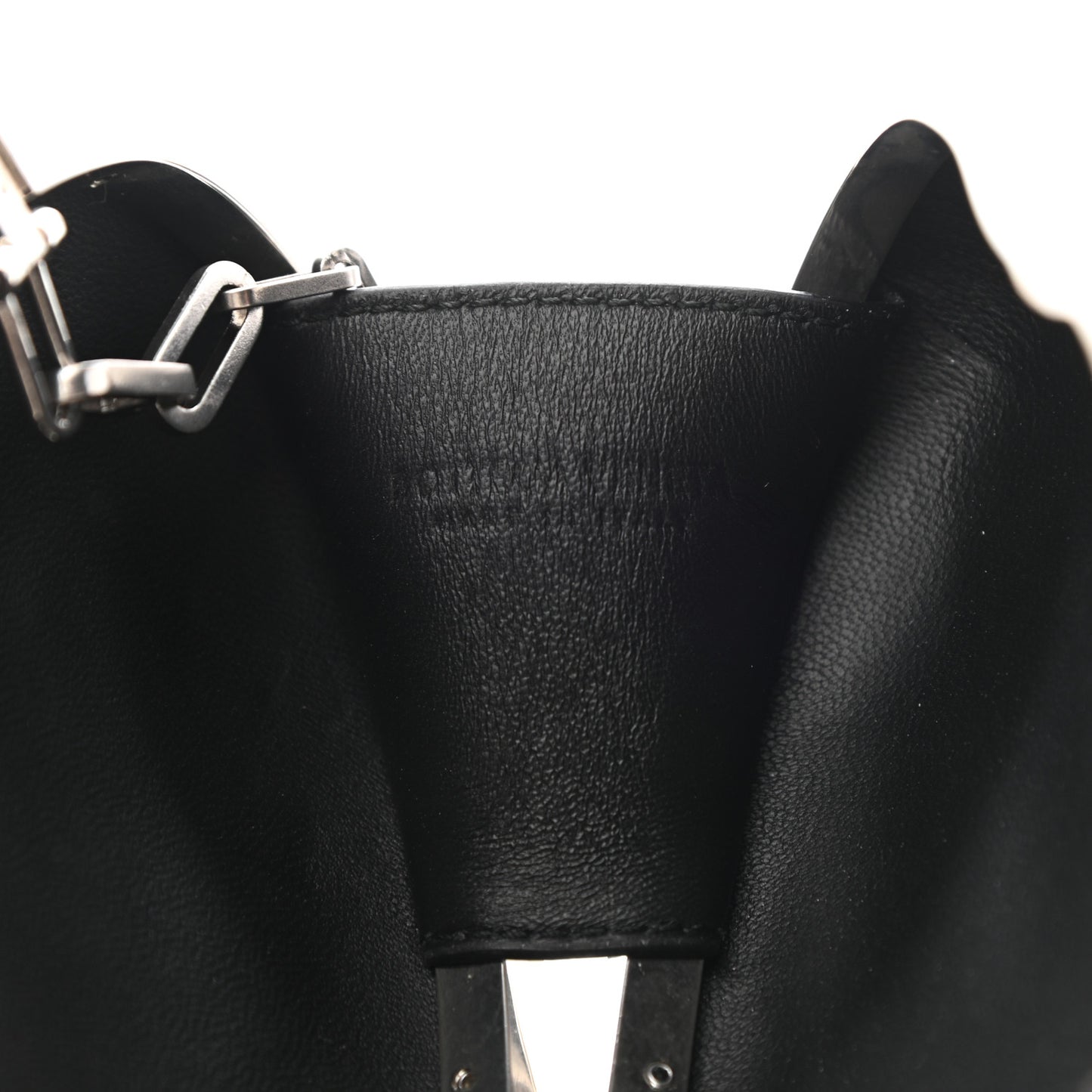 Pebble Rock Mini Chain Clutch Grey