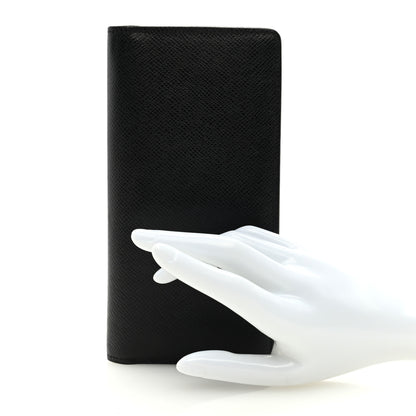 Louis Vuitton LOUIS VUITTON Taiga Brazza Wallet Ardoise 2 of 6