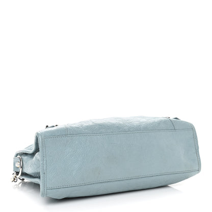 Balenciaga Agneau Classic Silver Hardware S City Bleu Gris 4 of 10