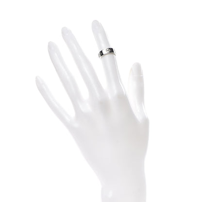 Cartier 18K White Gold 5.5mm LOVE Ring 46 3.75 2 of 4