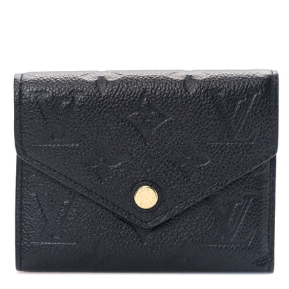 Louis Vuitton Empreinte Victorine Wallet Black 1 of 9