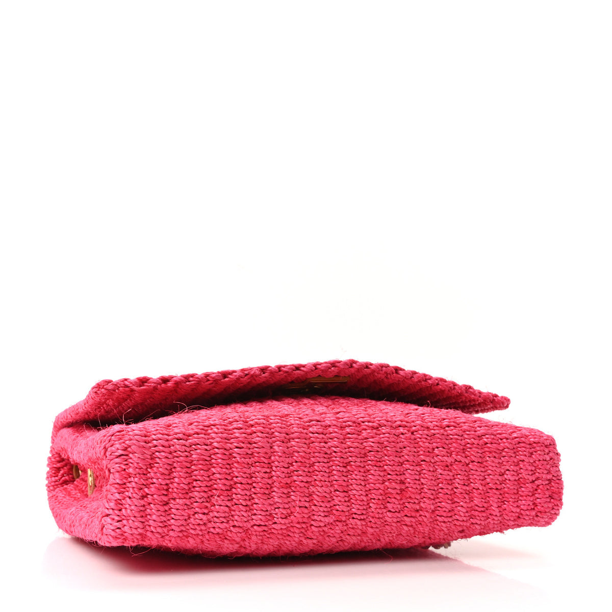 Saint Laurent Raffia Medium Monogram Kate Satchel Pink Glow 4 of 10