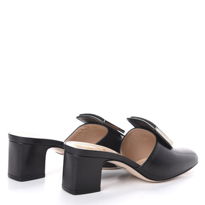 Gucci Malaga Kid Crystal Square G Madelyn Mules 36 Black 4 of 7