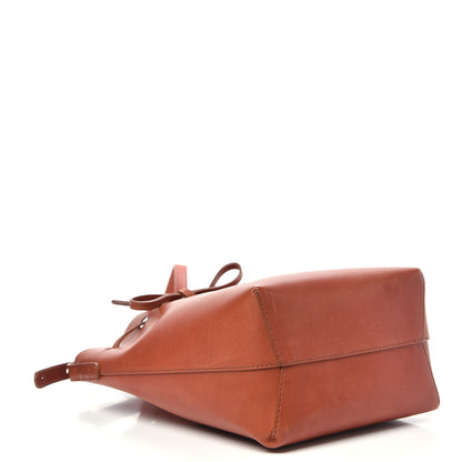 Mansur Gavriel Calfskin Mini Bucket Bag Saddle 4 of 13