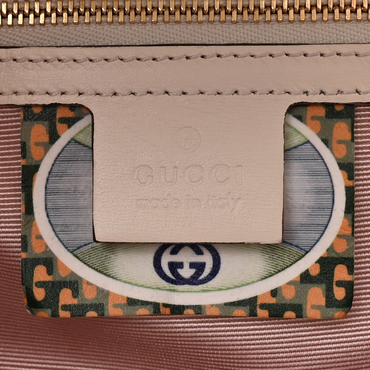 Gucci Vitello Palmellato Lux Crystal Medium Rajah Shoulder Bag Mystic White Multicolor 6 of 12
