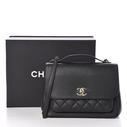 Chanel Caviar Quilted Large Business Affinity Flap Black 10 of 10
