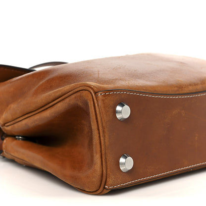 Balenciaga Vegetable Tanned Lambskin Mini Rodeo Top Handle Handbag Tan Cowboy 11 of 12