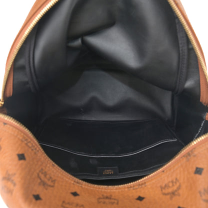 MCM Visetos Studded Medium Dual Stark Backpack Cognac 5 of 13