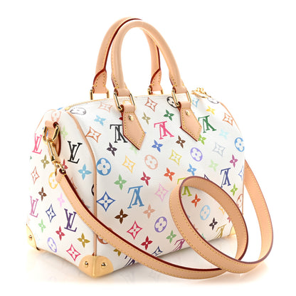 Louis Vuitton LV X TM Monogram Multicolor Speedy Bandouliere 25 White 3 of 9