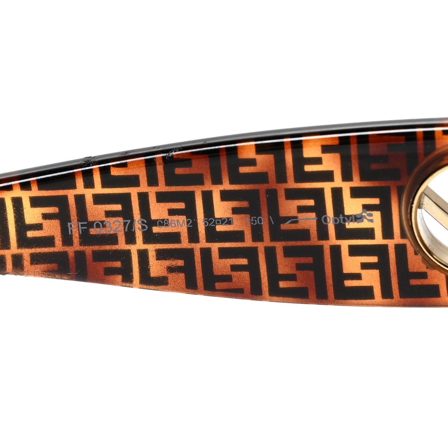 Acetate F is Fendi FF 51mm Cat Eye Sunglasses 0327/S Tortoise Camouflage