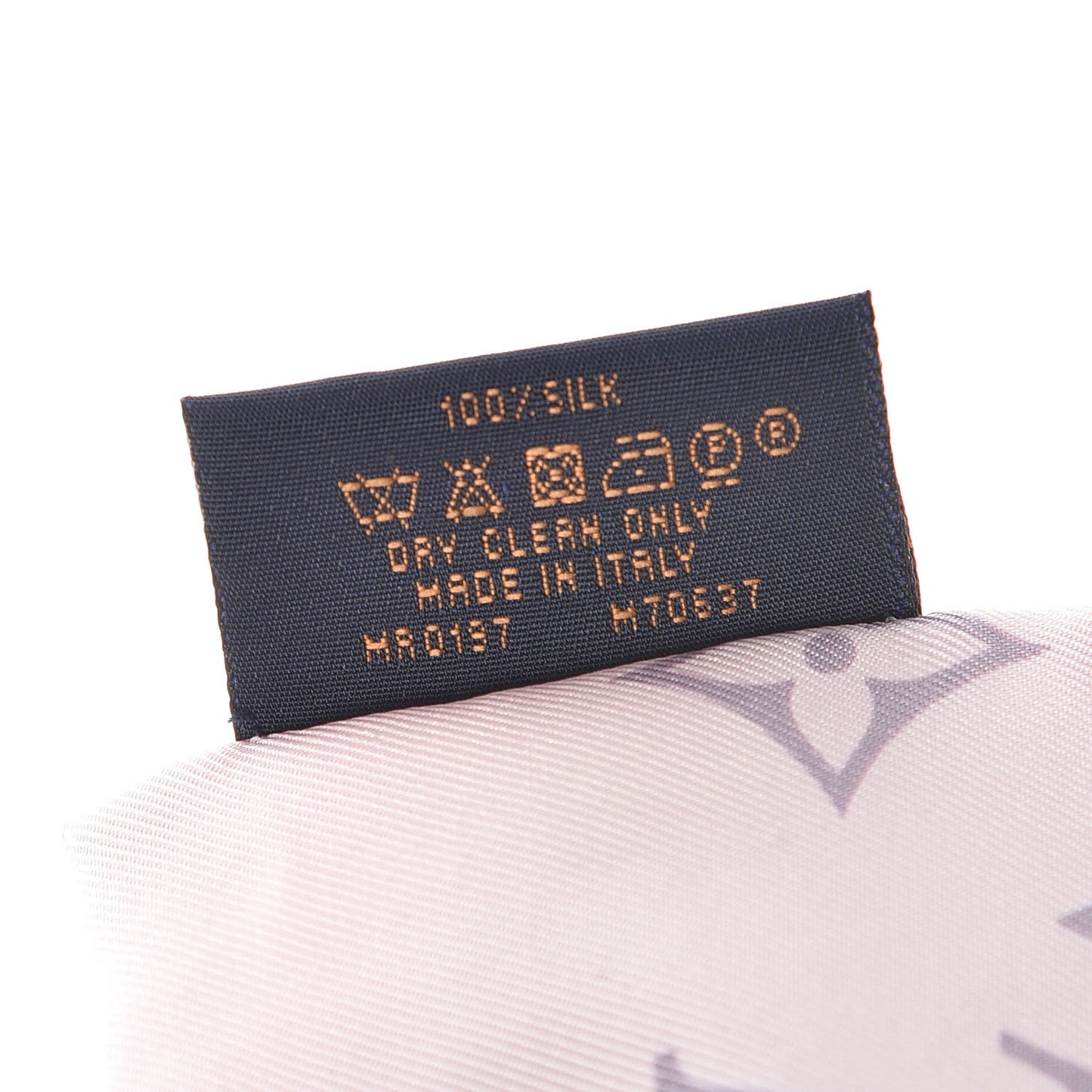 Silk Monogram Confidential Bandeau Light Pink