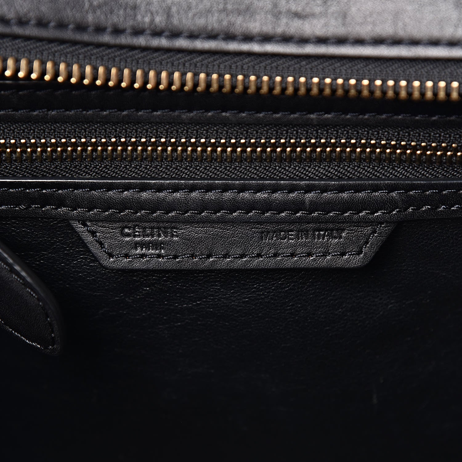 Celine Smooth Calfskin Suede Micro Tri-Color Luggage Almond 6 of 13