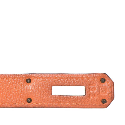 Hermes Togo Vibrato Birkin 35 Orange 29 of 37