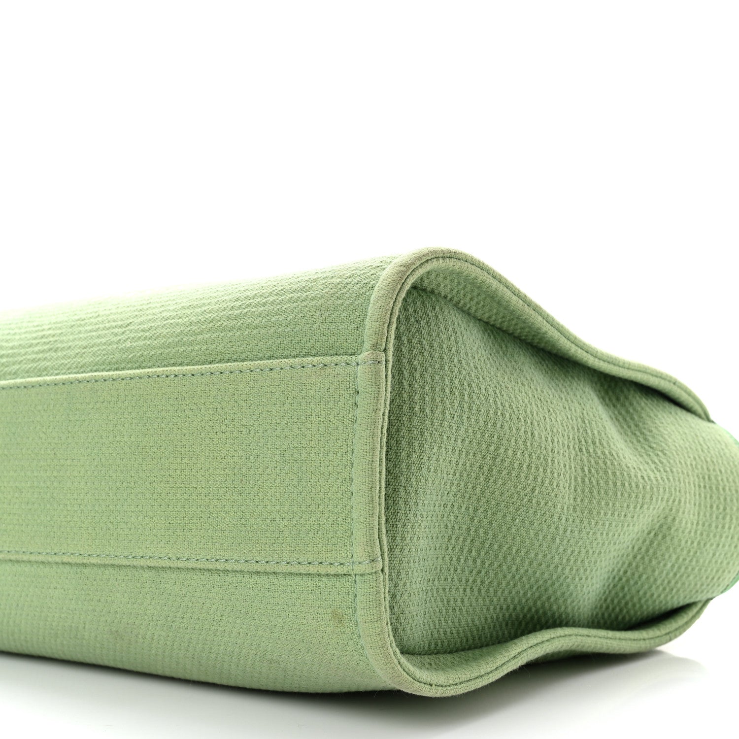 Chanel Mixed Fibers Small Deauville Tote Green 11 of 13