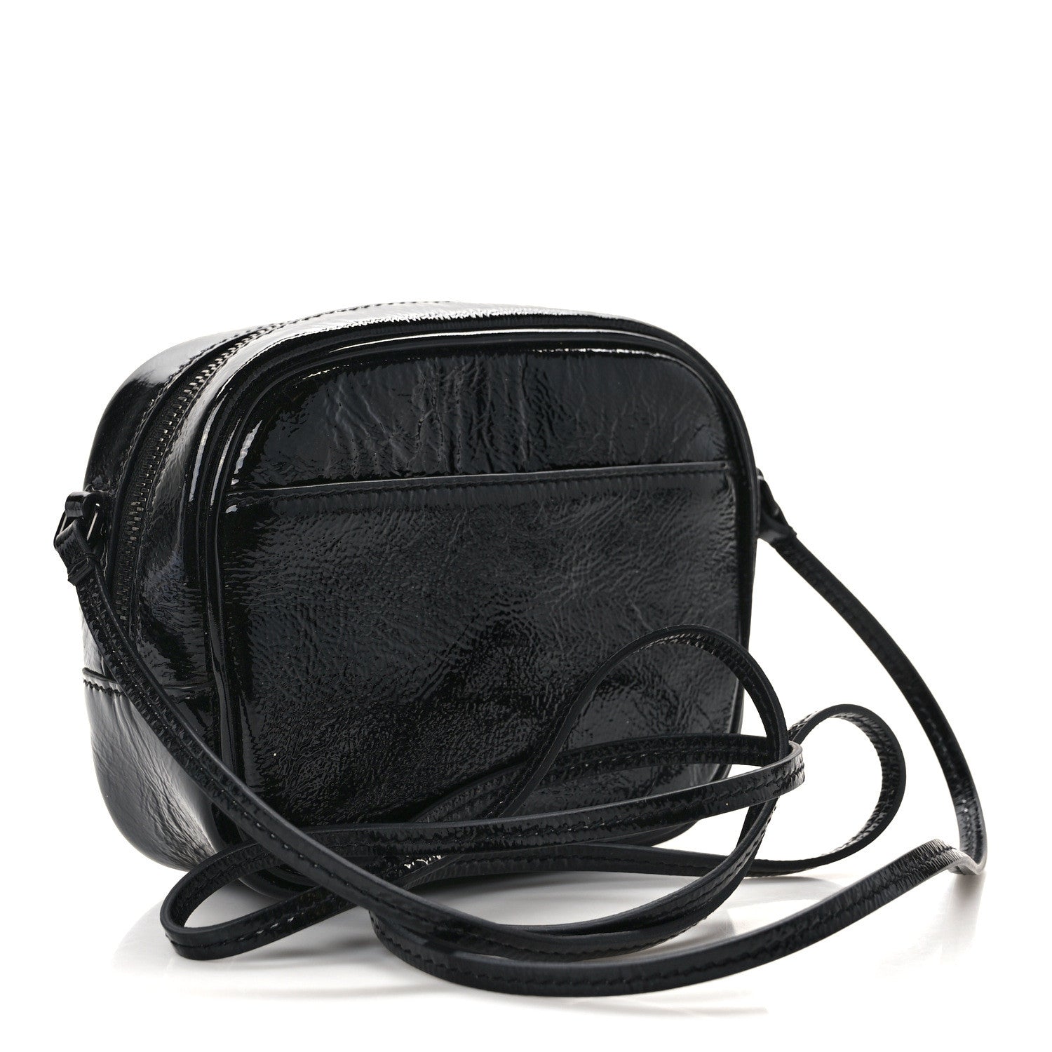 Saint Laurent Sequin Patent Monogram Blogger Bag Black 3 of 11