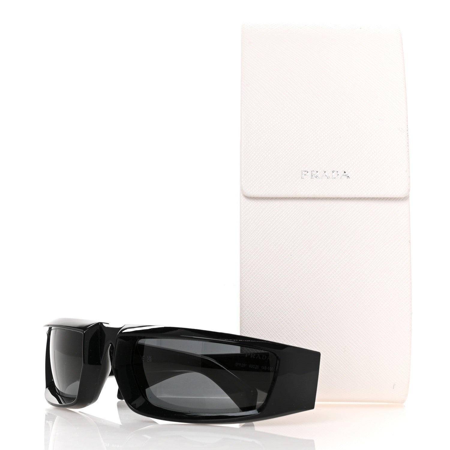 Prada Acetate Runway Sunglasses SPR 29Y Black 8 of 8