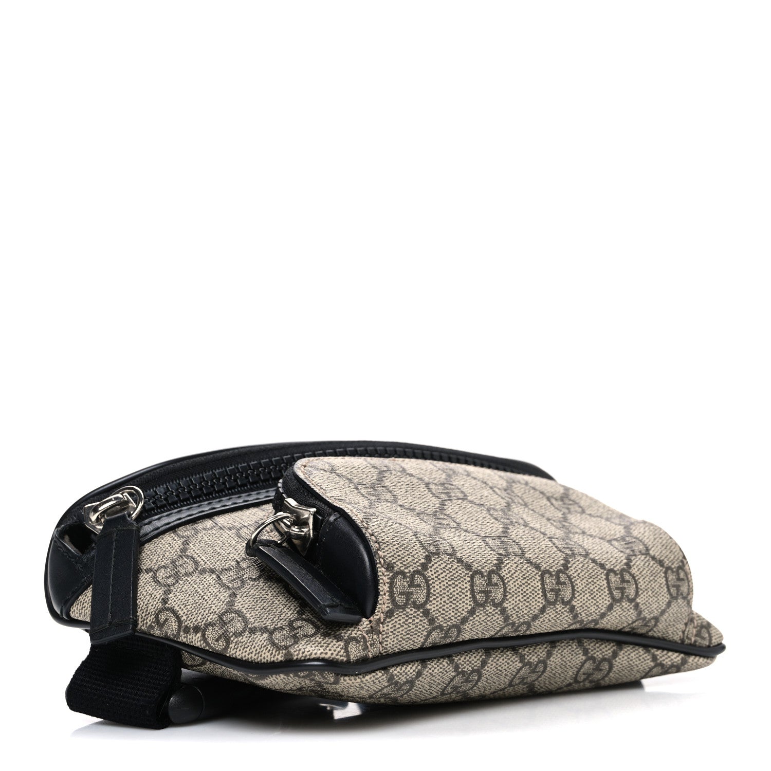 Gucci GG Supreme Monogram Belt Bag Black 3 of 9