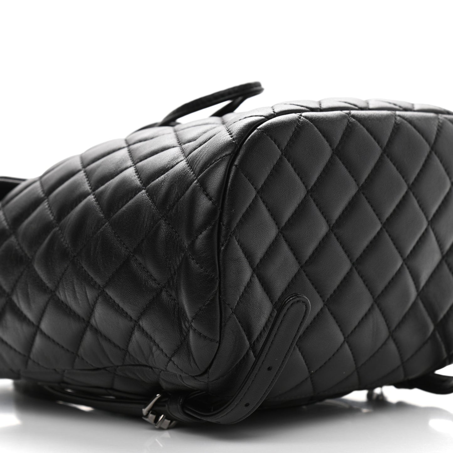 Lambskin Quilted Small Urban Spirit Backpack Black