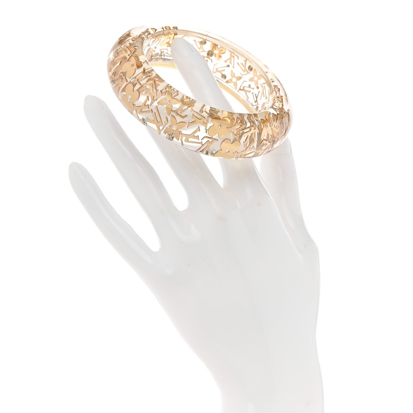 Resin Swarovski Medium Inclusion Bracelet GM Transparent