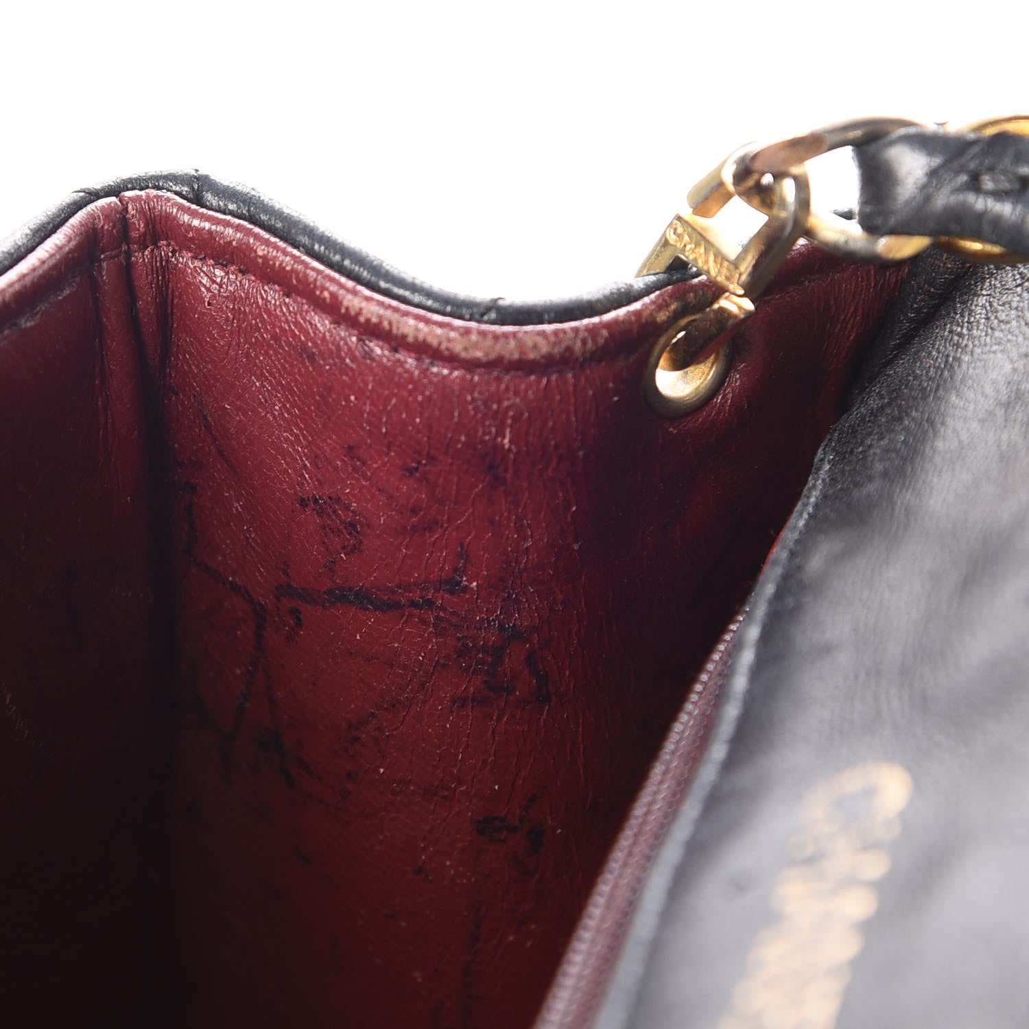 Chanel Lambskin Quilted Mini Square Flap Black 14 of 16