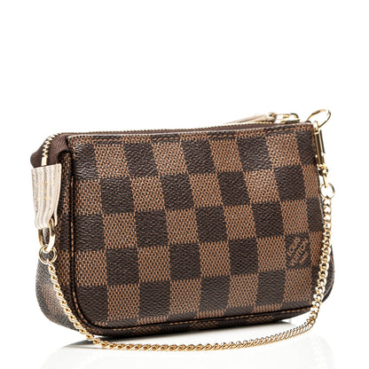 Louis Vuitton Damier Ebene Trunks and Locks Mini Pochette Accessories 3 of 8