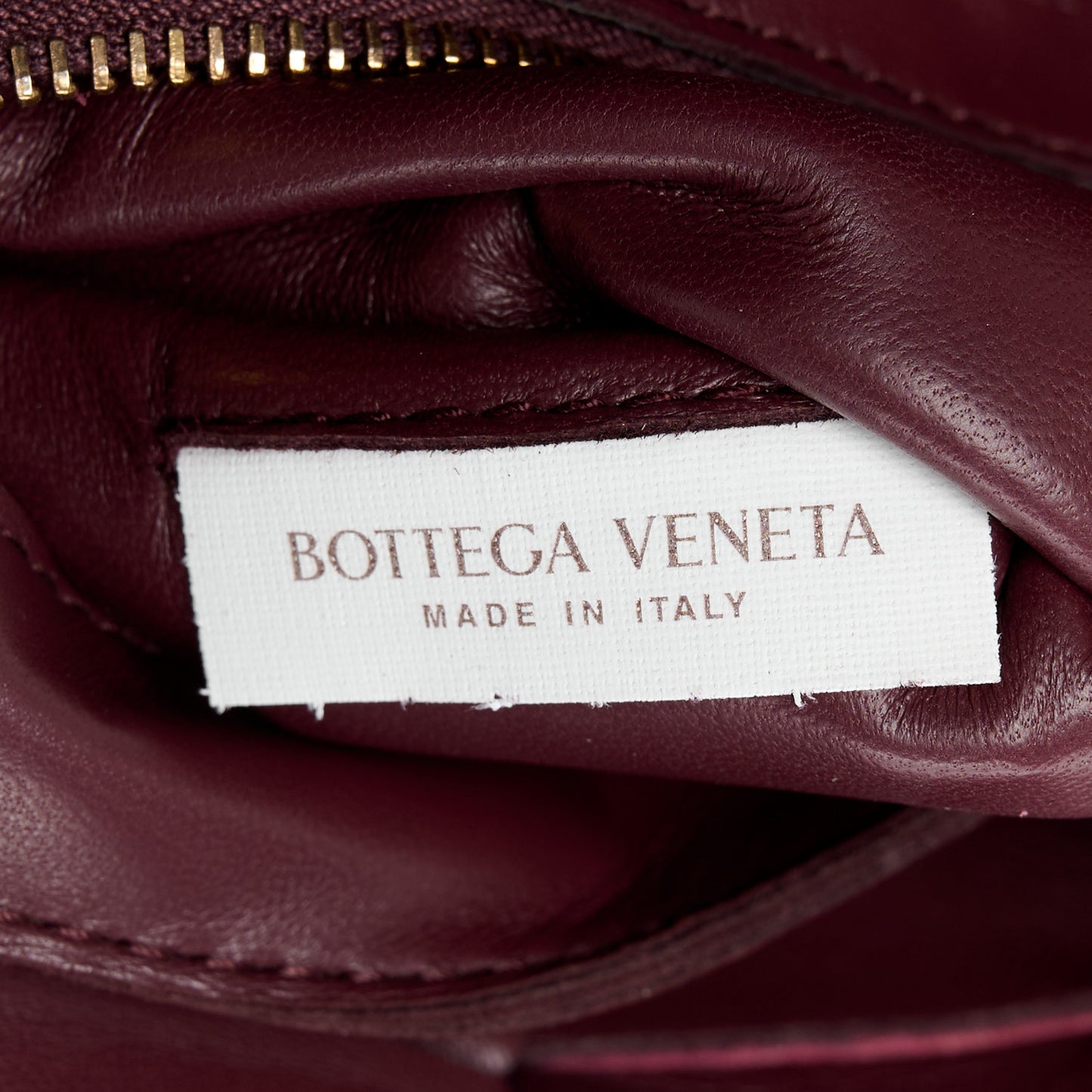 Grained Calfskin Maxi Intrecciato Cassette Crossbody Bag Bordeaux