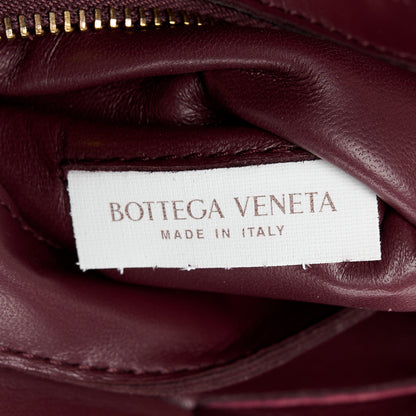 Bottega Veneta Grained Calfskin Maxi Intrecciato Cassette Crossbody Bag Bordeaux 7 of 13
