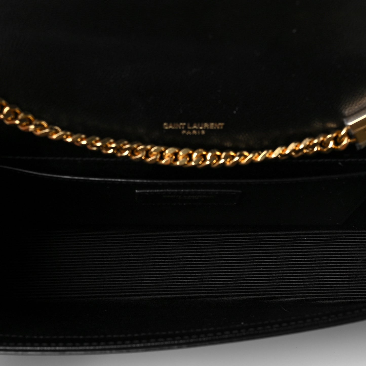 Grain De Poudre Medium Classic Monogram Kate Satchel Black