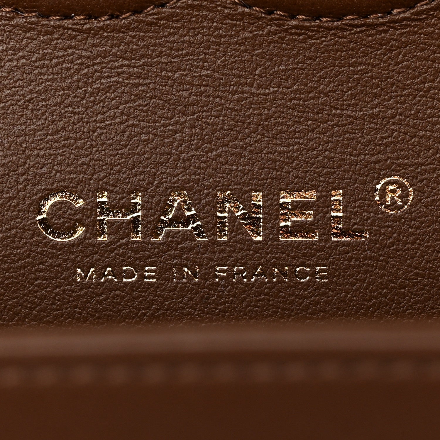Chanel Tweed Quilted Medium Double Flap Brown 6 of 12