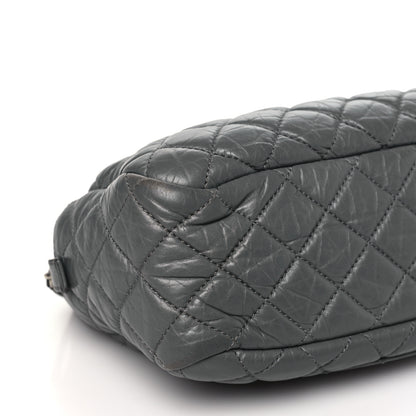 Chanel Aged Calfskin Quilted Medium Reissue Camera Case Grey 8 of 10