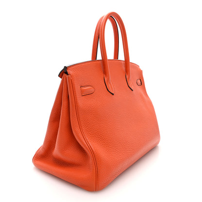 Hermes Togo Birkin 35 Orange 3 of 10