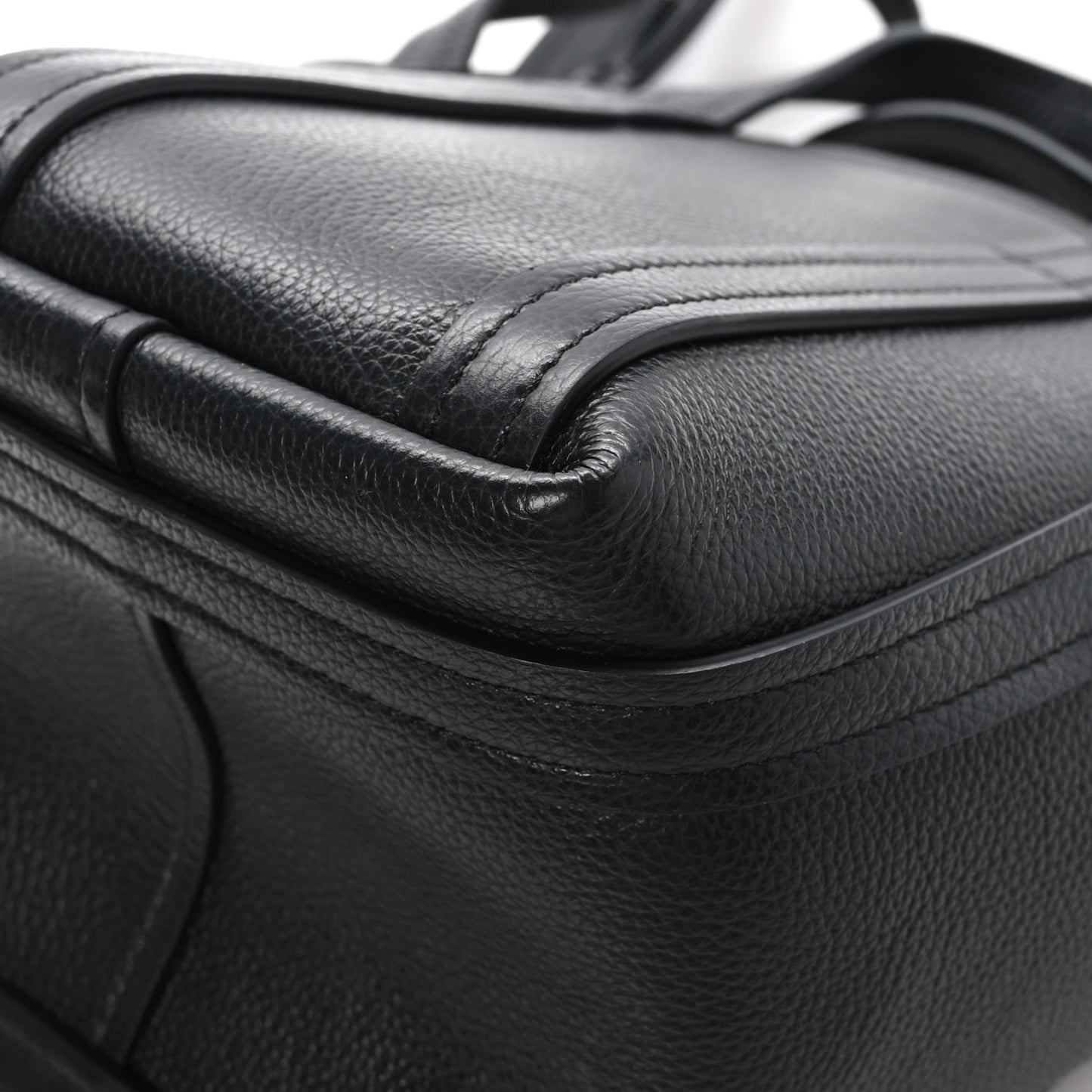 Grained Calfskin XS Everyday North South Shoulder Tote Bag Black