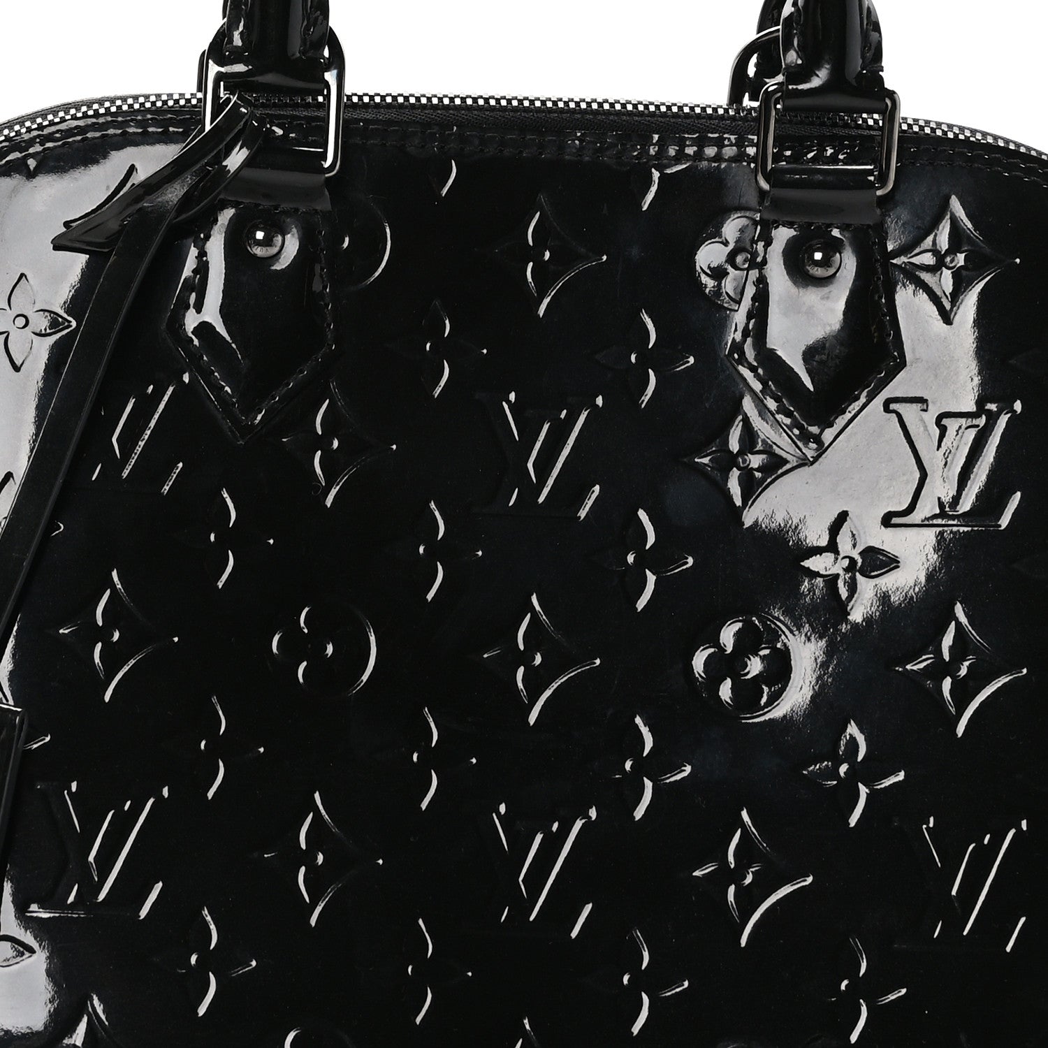 Louis Vuitton Vernis Alma PM Noir Magnetique 7 of 9