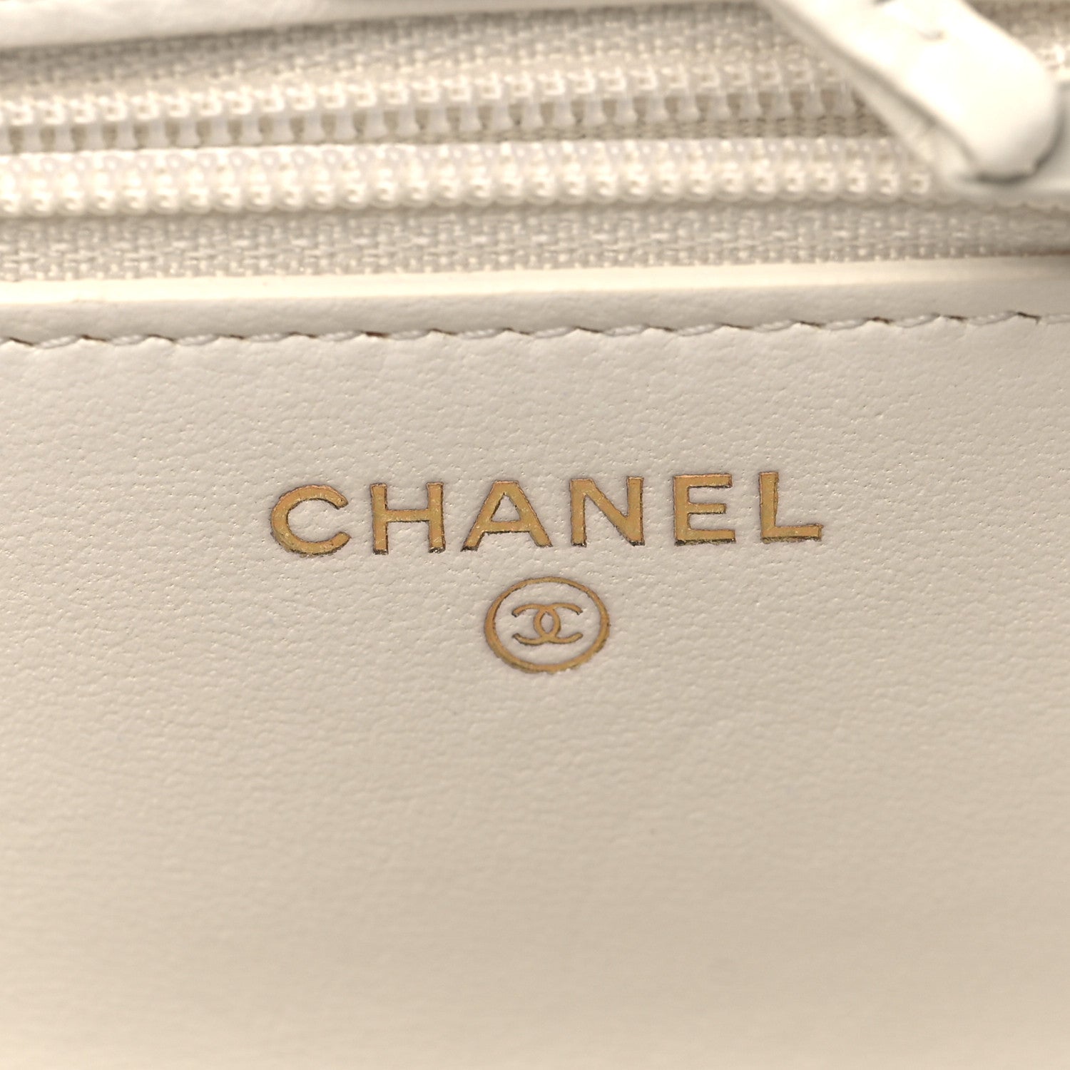 Chanel Lambskin Quilted Trendy CC Wallet On Chain WOC White 6 of 12