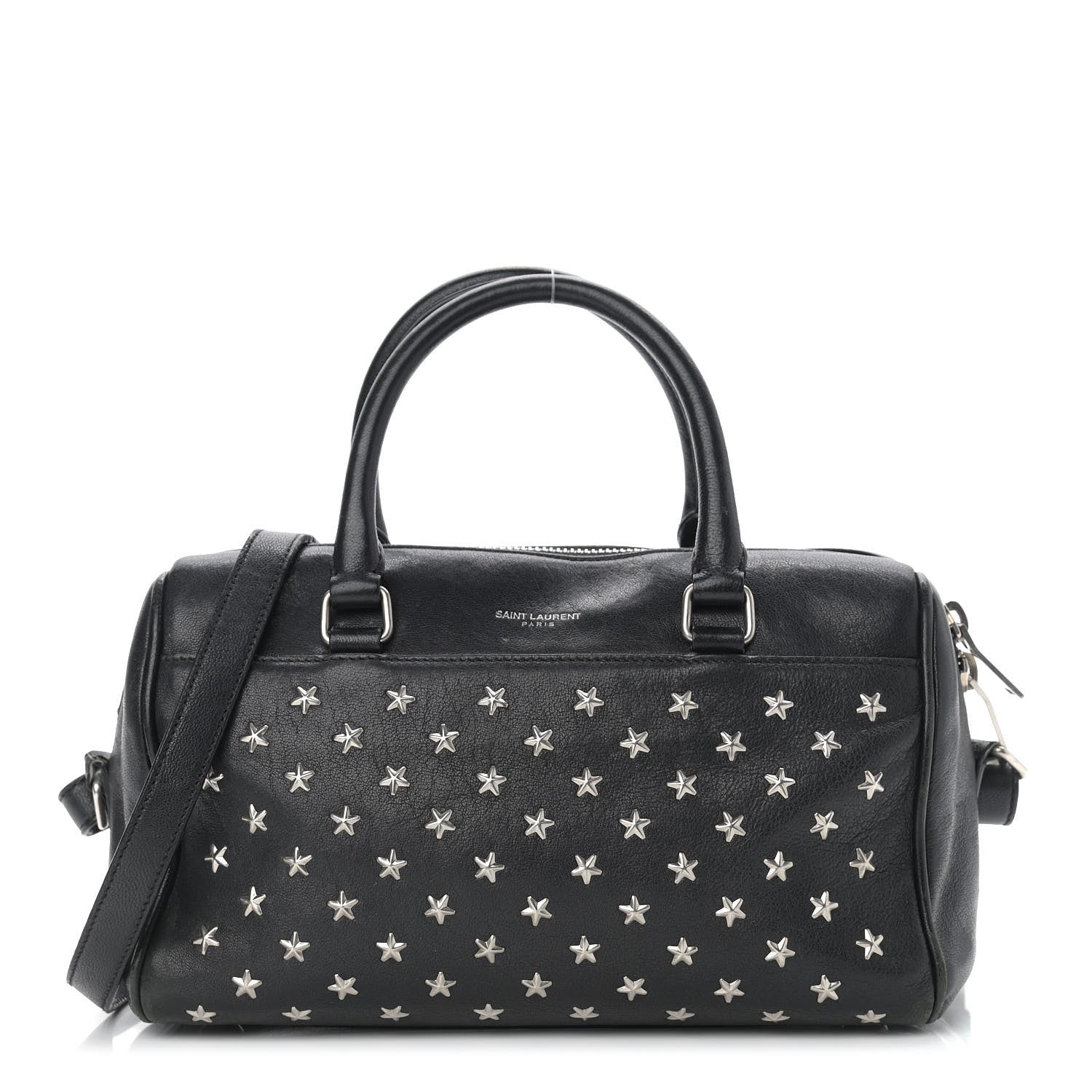 Saint Laurent Calfskin Star Studded Classic Baby Duffle Black 1 of 17