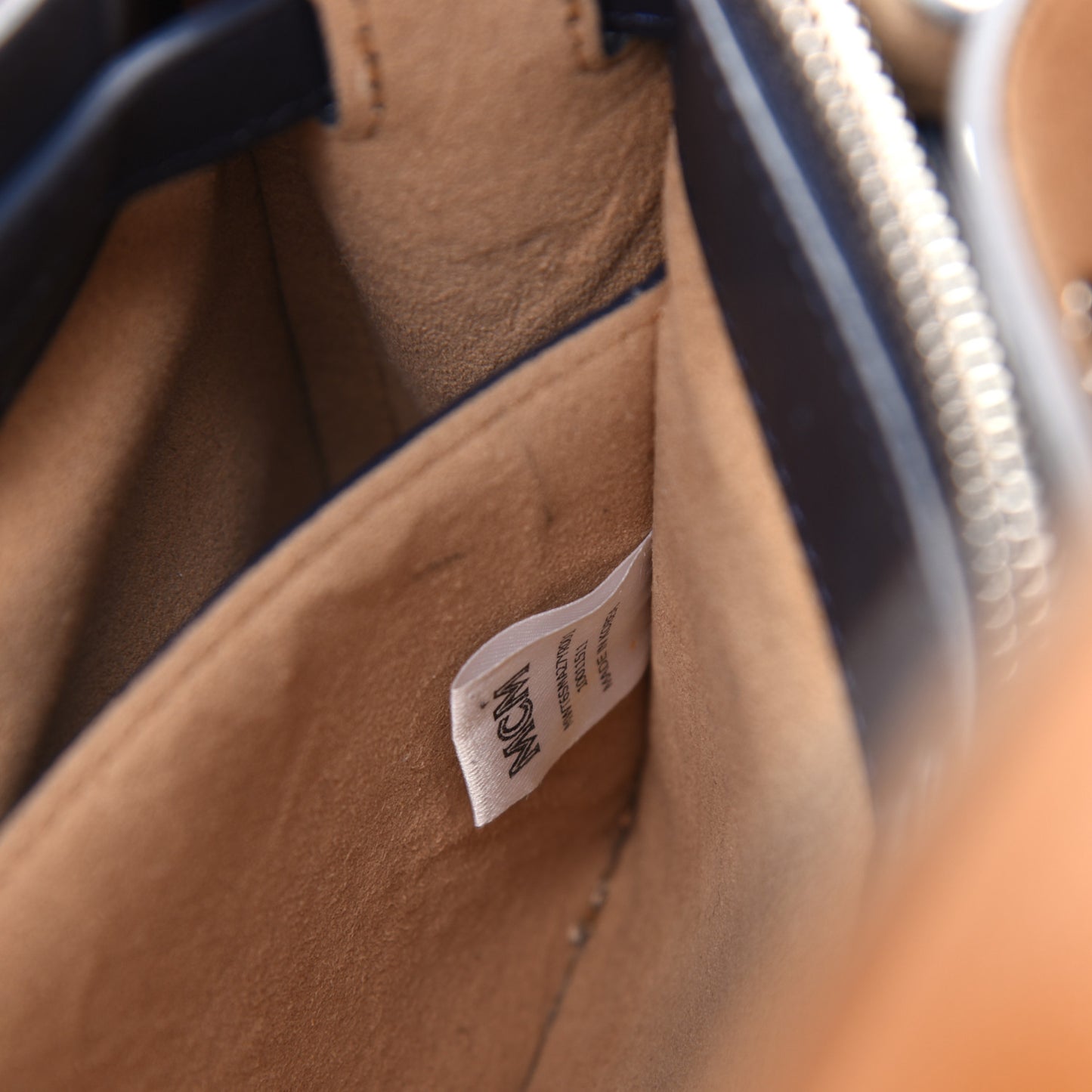 Grained Calfskin Bi-Color Mini Milla Tote Yellow Black