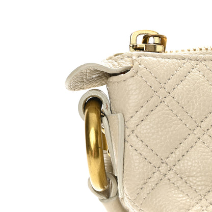 Marc Jacobs Calfskin Quilted Multipocket Hobo Milk 12 of 18