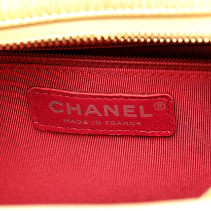 Chanel Metallic Aged Calfskin Quilted Medium Gabrielle Gold 6 of 10