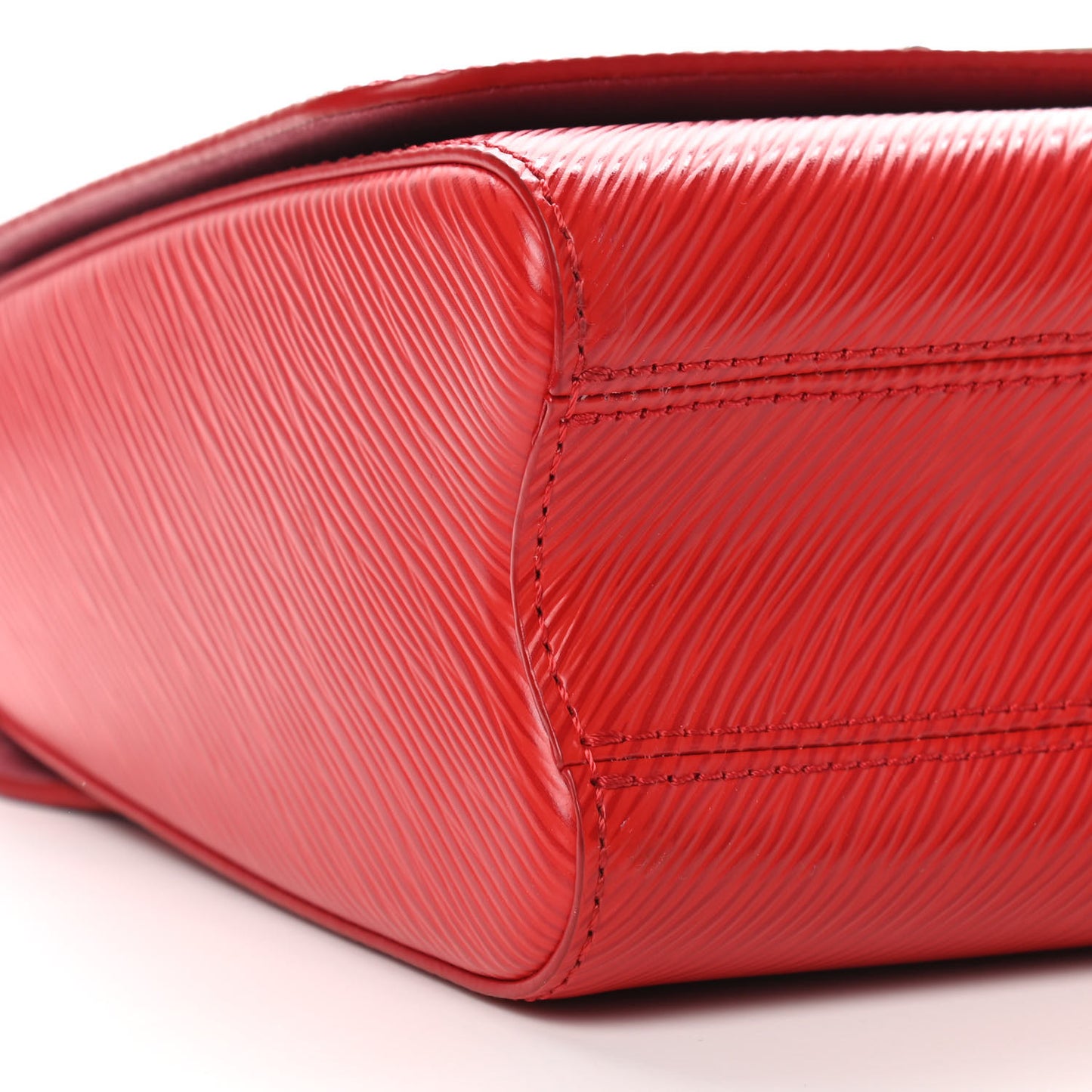 Epi Twist Shoulder Bag MM Coquelicot