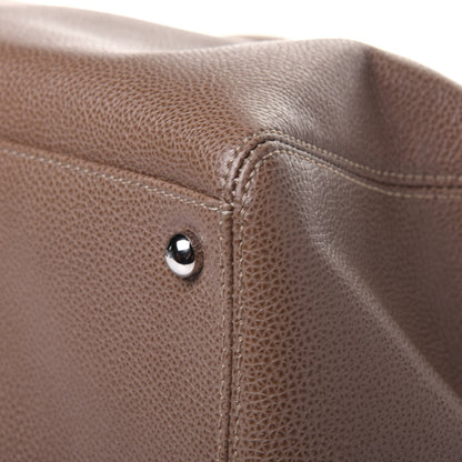 Chanel Calfskin Cerf Executive Shopper Tote Light Brown 10 of 16
