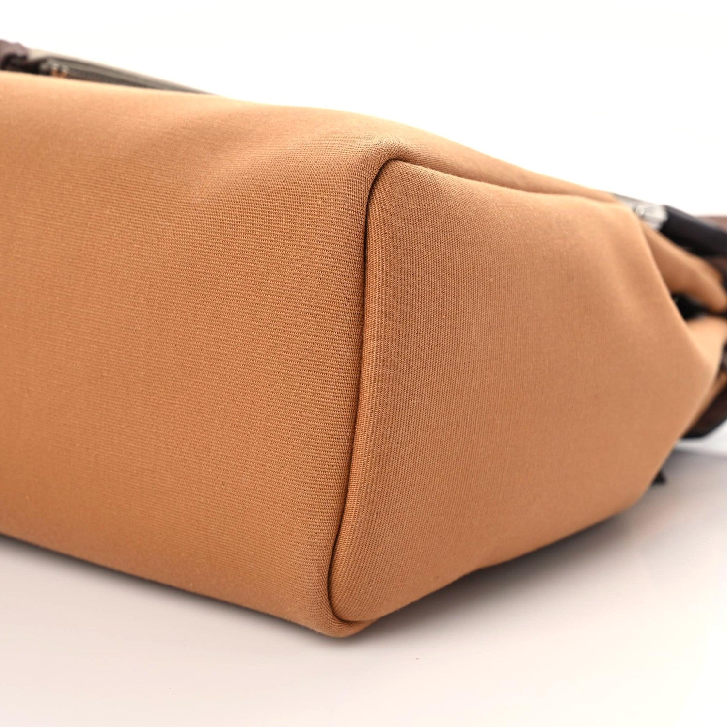 Hermes Toile Officier Vache Hunter Verso Herbag Zip Retourne PM 31 Dune Etoupe Ebene 9 of 10