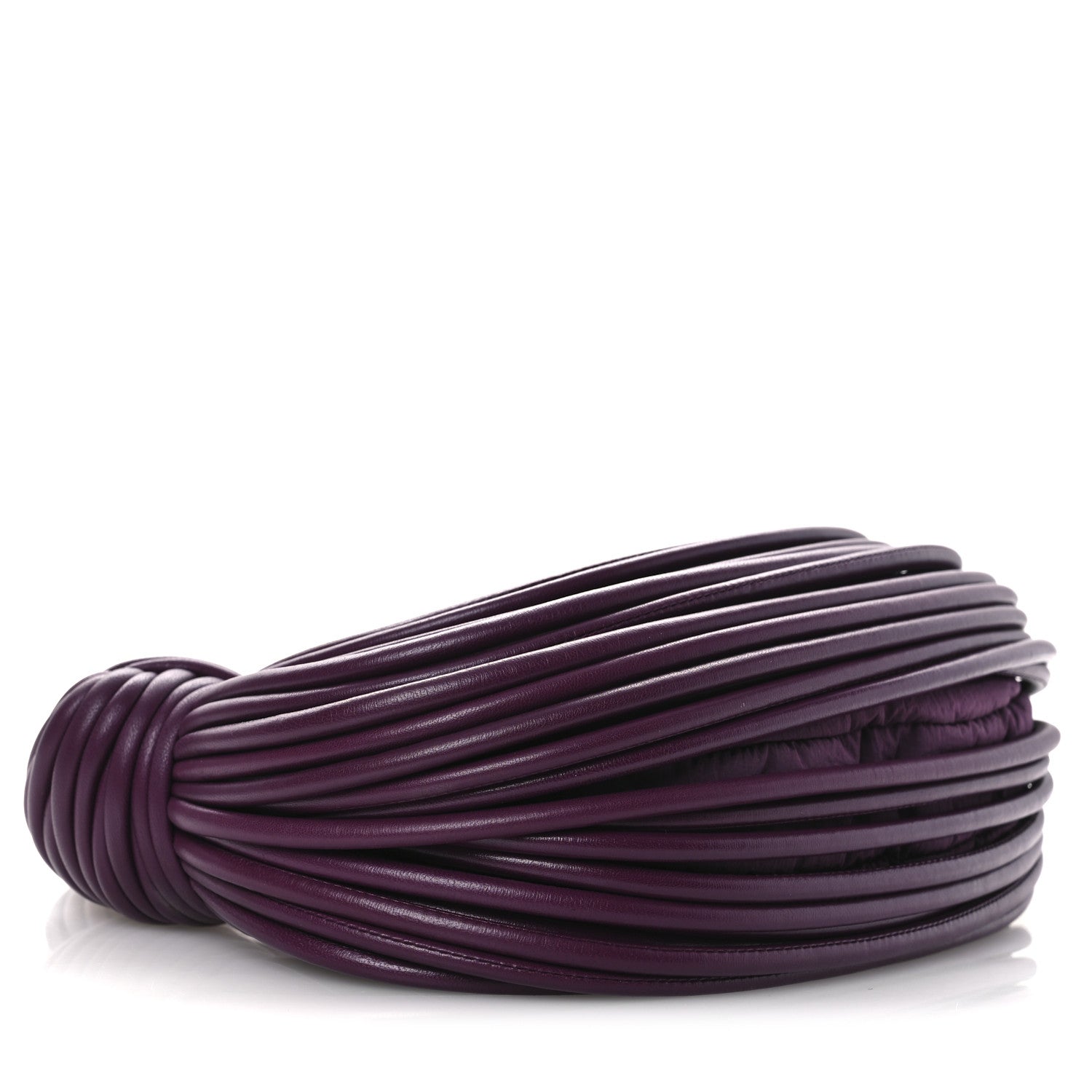Bottega Veneta Nappa Mini Tubular Double Knot Grape 8 of 10